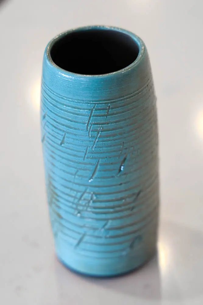 Pot #125 of 162 - Raku - Fired Vase - Dan Pearce Ceramics