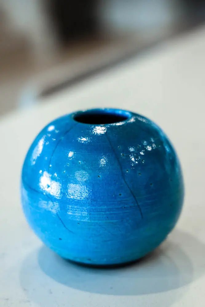 Pot #127 of 162 - Raku - Fired Pot - Dan Pearce Ceramics