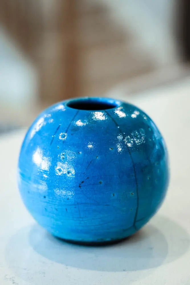 Pot #127 of 162 - Raku - Fired Pot - Dan Pearce Ceramics