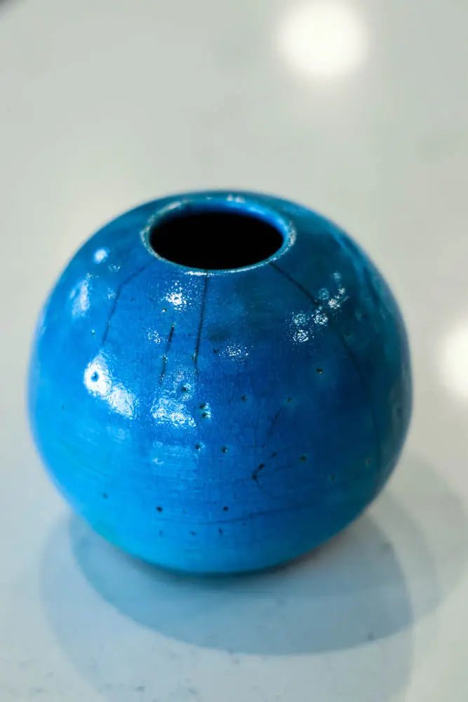 Pot #127 of 162 - Raku - Fired Pot - Dan Pearce Ceramics