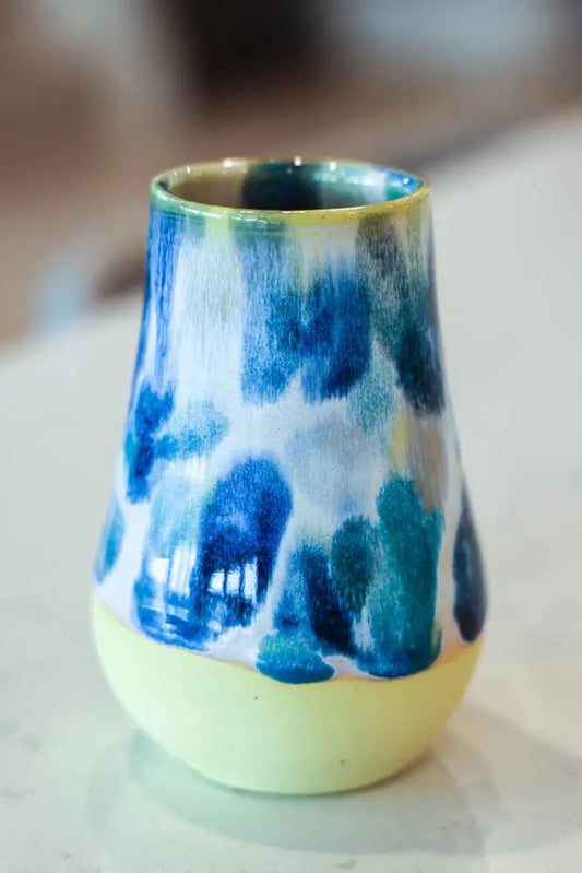 Pot #131 of 162 - Colored Porcelain Pot/Vase - Dan Pearce Ceramics