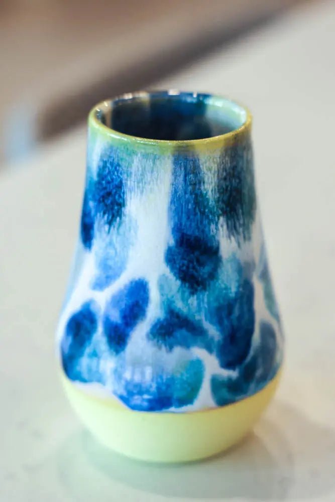 Pot #131 of 162 - Colored Porcelain Pot/Vase - Dan Pearce Ceramics