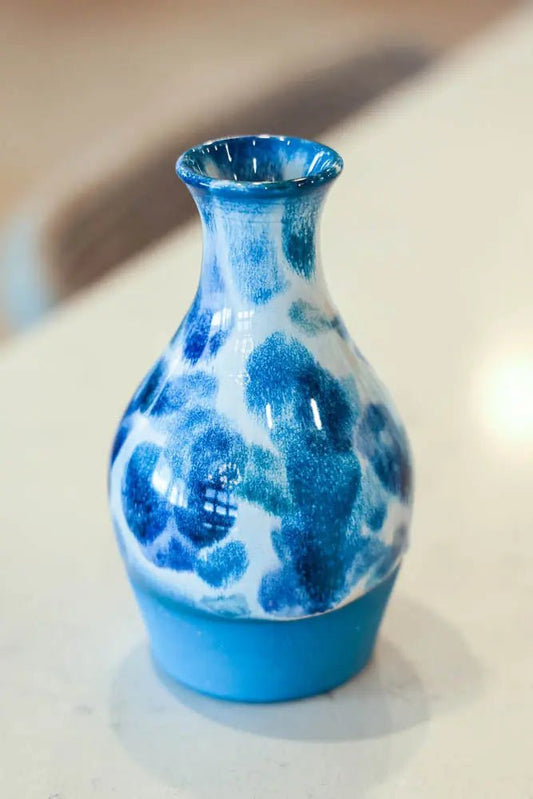 Pot #133 of 162 - Colored Porcelain Pot/Bud Vase - Dan Pearce Ceramics