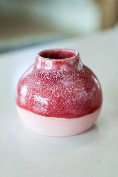 Pot #14 of 162 - Colored Porcelain Pot - Dan Pearce Ceramics