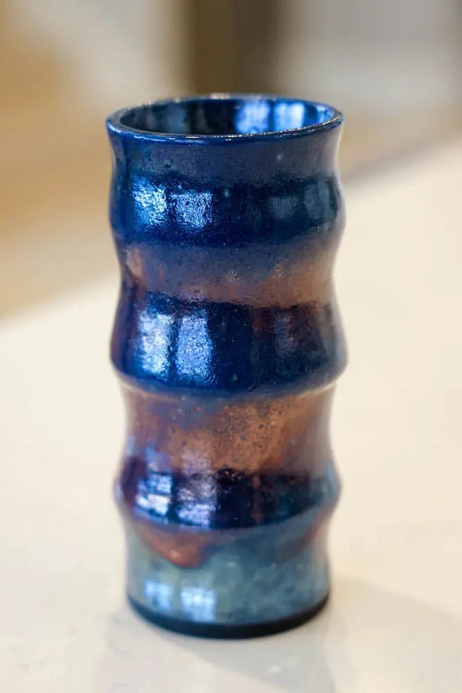 Pot #152 of 162 - Raku - Fired Pot/Vase - Dan Pearce Ceramics