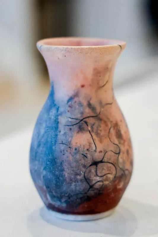 Pot #158 of 162 - Raku - Fired Pot - Dan Pearce Ceramics