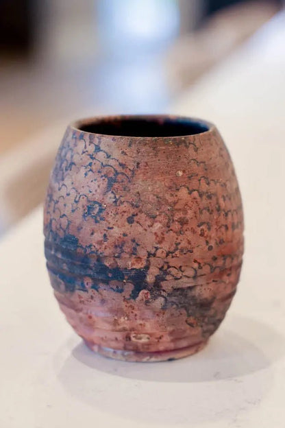 Pot #159 of 162 - Raku - Fired Pot - Dan Pearce Ceramics