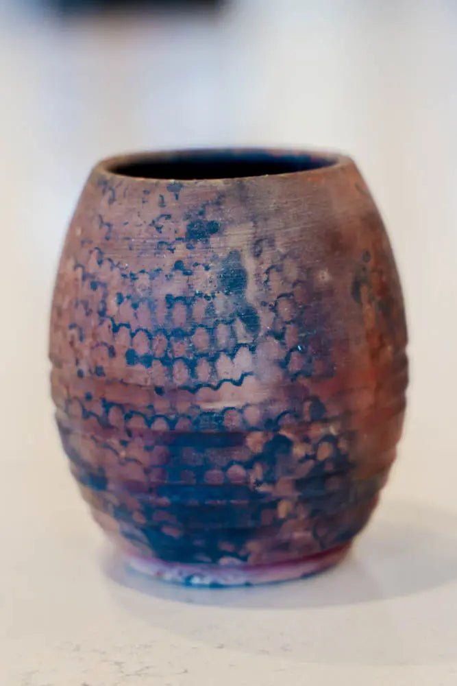 Pot #159 of 162 - Raku - Fired Pot - Dan Pearce Ceramics