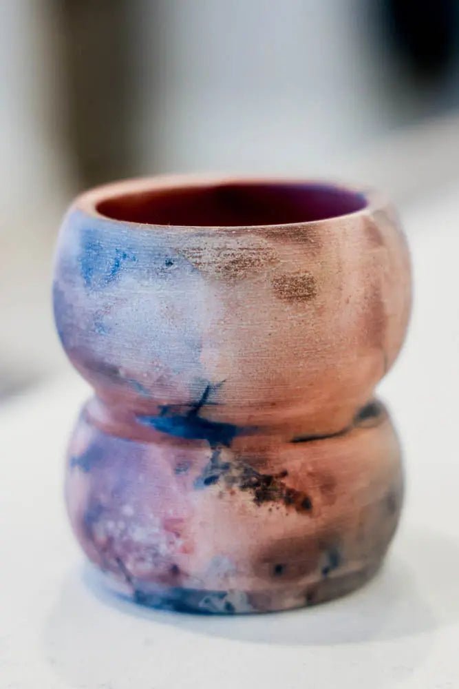 Pot #160 of 162 - Raku - Fired Pot - Dan Pearce Ceramics