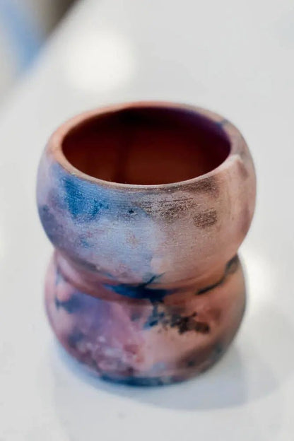 Pot #160 of 162 - Raku - Fired Pot - Dan Pearce Ceramics