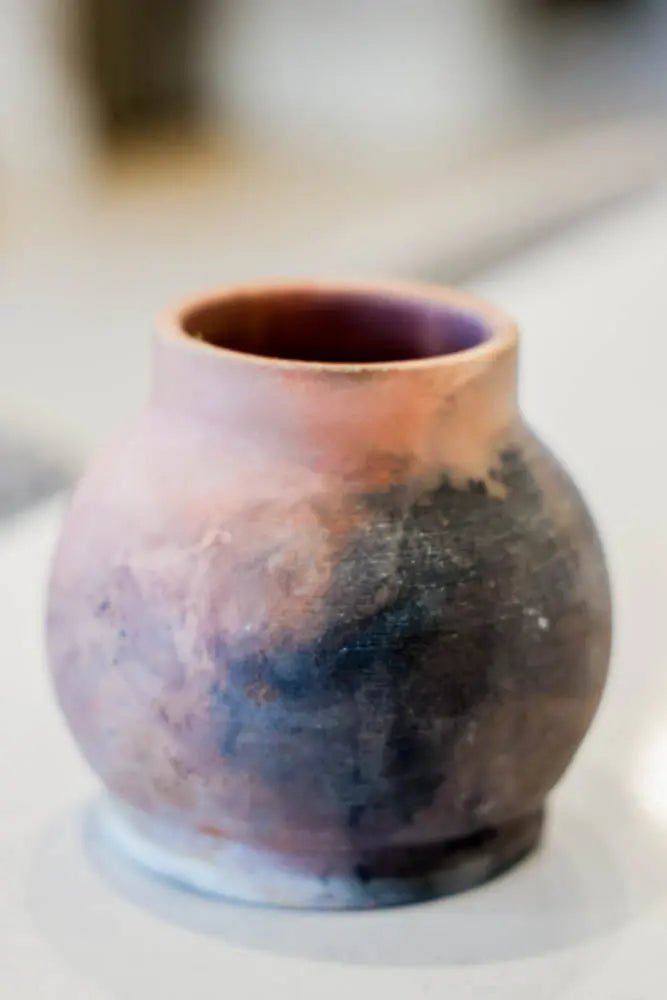 Pot #162 of 162 - Raku - Fired Pot - Dan Pearce Ceramics