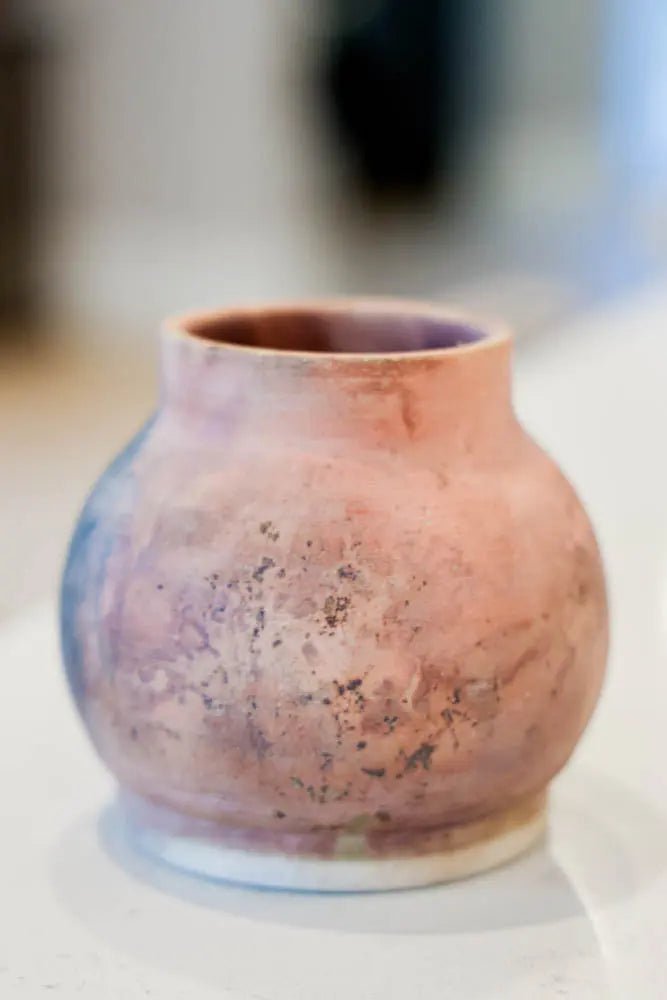 Pot #162 of 162 - Raku - Fired Pot - Dan Pearce Ceramics