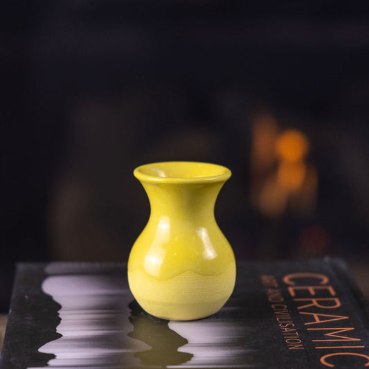 Pot #199 - X - Small Decorative Colored Porcelain Bud Vase - Dan Pearce Ceramics