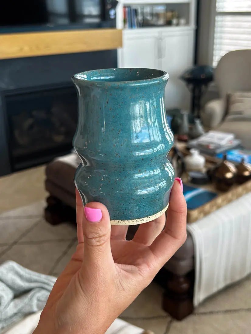 Pot #20 of 162 - Speckled Stoneware Vase - Dan Pearce Ceramics