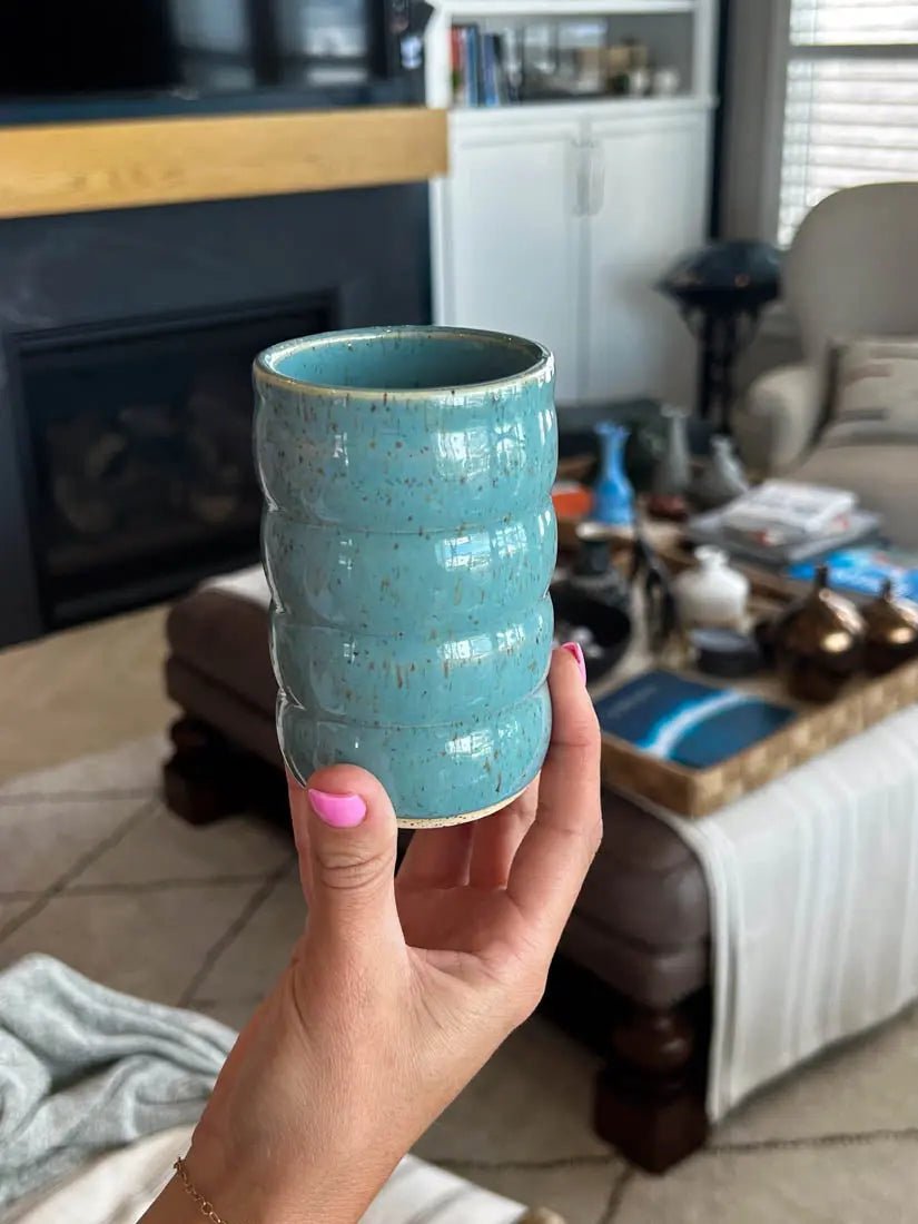 Pot #21 of 162 - Speckled Stoneware Vase - Dan Pearce Ceramics