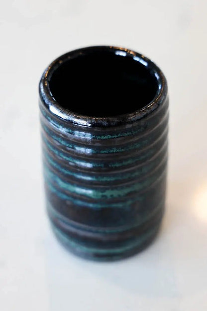 Pot #29 of 162 - Black Stoneware Vase - Dan Pearce Ceramics