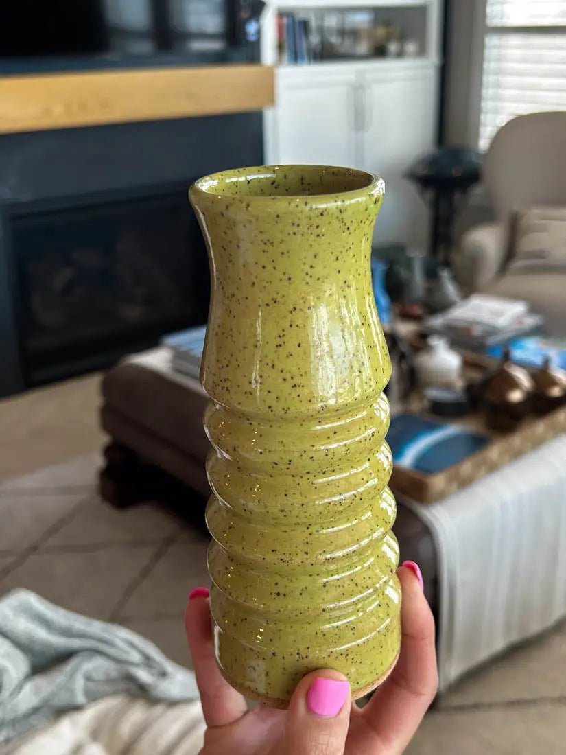 Pot #4 of 162 - Speckled Stoneware Bud Vase - Dan Pearce Ceramics