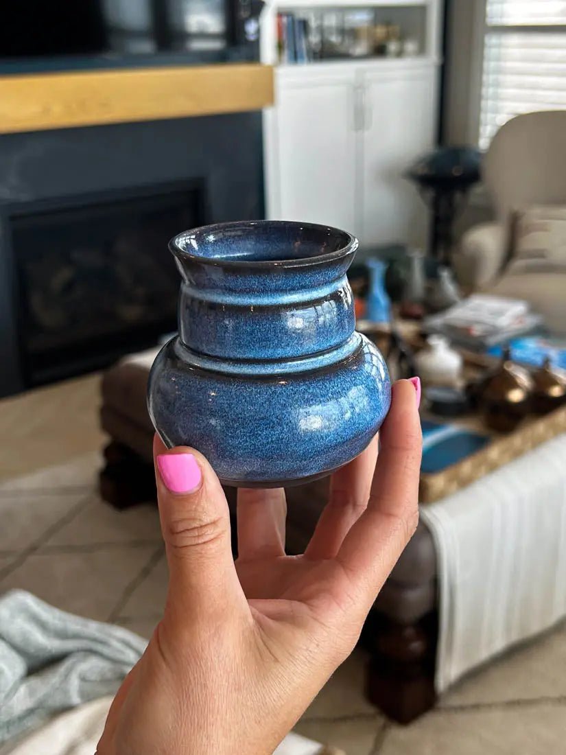 Pot #43 of 162 - Black Porcelain Pot (Seconds) - Dan Pearce Ceramics