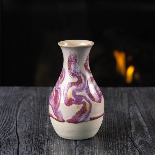 Pot #442 - Medium "Alchemy" Decorative Stoneware Bud Vase - Dan Pearce Ceramics