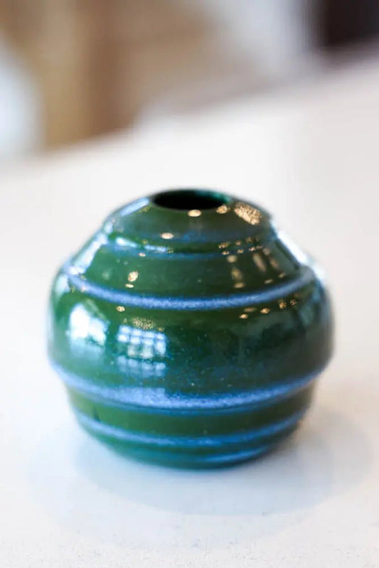 Pot #55 of 162 - Colored Porcelain Pot (Seconds) - Dan Pearce Ceramics