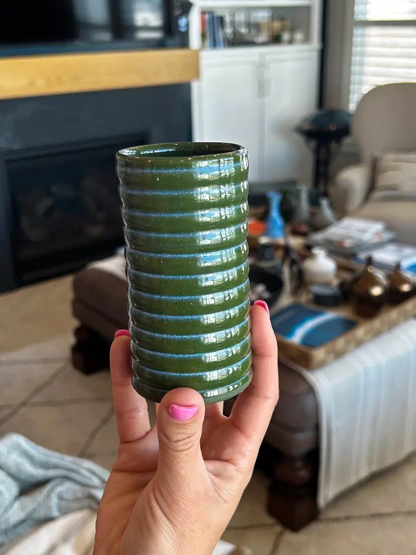 Pot #58 of 162 - Colored Porcelain Vase - Dan Pearce Ceramics