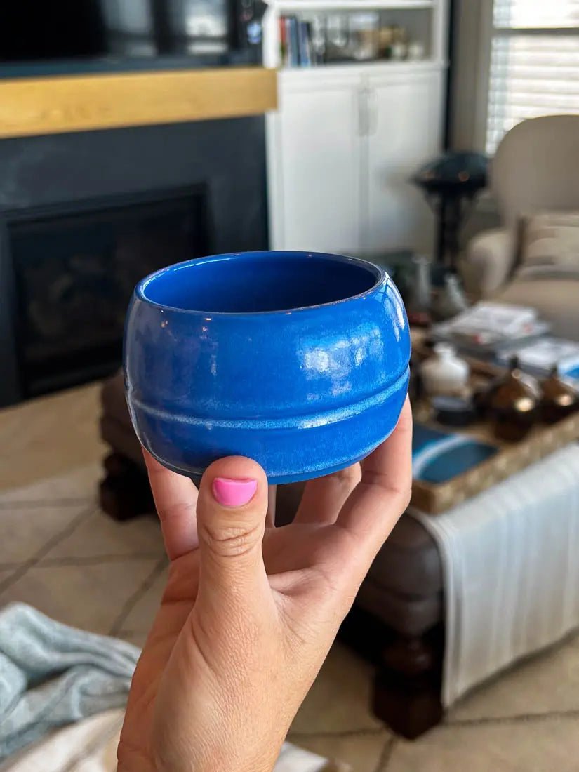 Pot #60 of 162 - Colored Porcelain Decorative Pot - Dan Pearce Ceramics