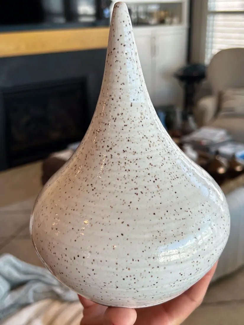 Pot #74 of 162 - Speckled Stoneware Teardrop Pot (Large) - Dan Pearce Ceramics