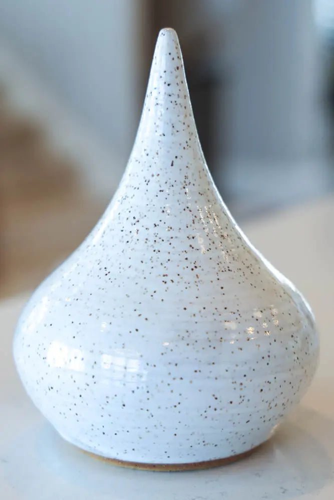 Pot #74 of 162 - Speckled Stoneware Teardrop Pot (Large) - Dan Pearce Ceramics