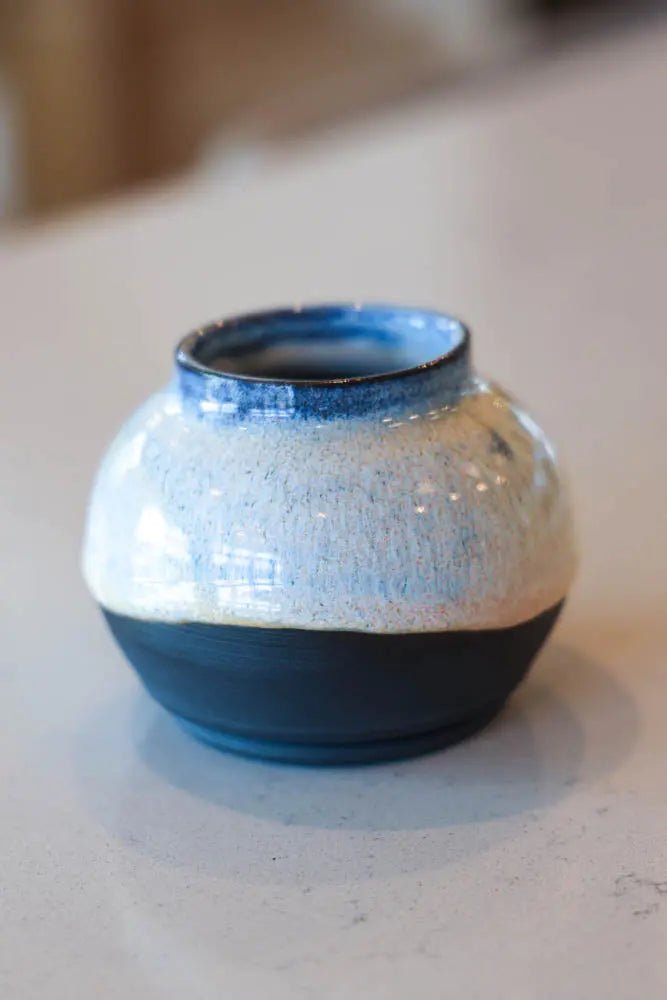 Pot #76 of 162 - Black Stoneware Pot - Dan Pearce Ceramics