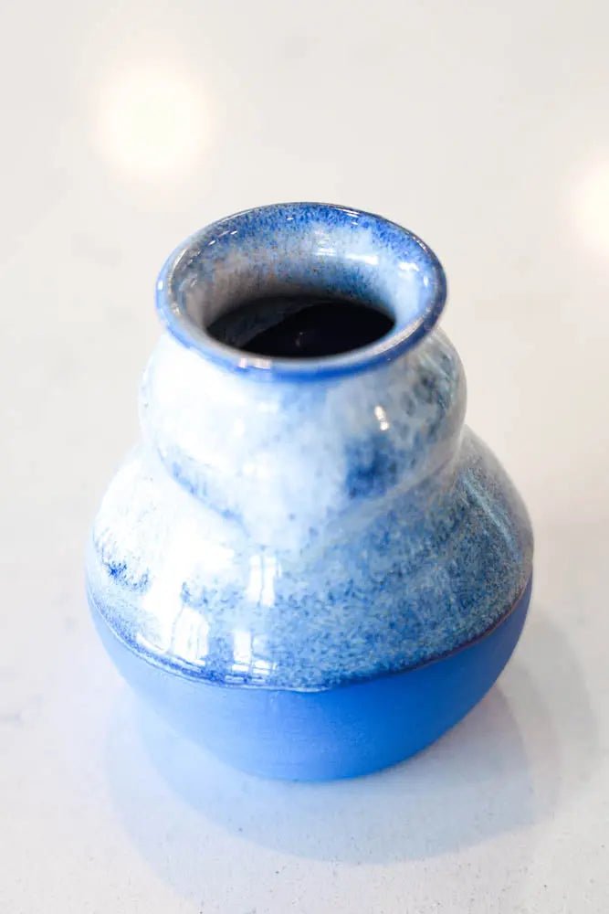 Pot #79 of 162 - Colored Porcelain Pot (Seconds) - Dan Pearce Ceramics