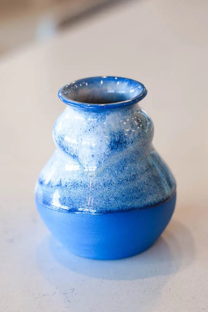 Pot #79 of 162 - Colored Porcelain Pot (Seconds) - Dan Pearce Ceramics