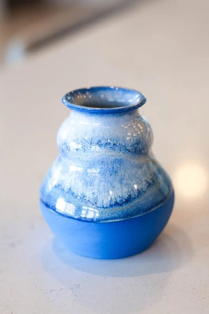 Pot #79 of 162 - Colored Porcelain Pot (Seconds) - Dan Pearce Ceramics