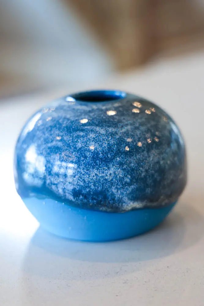 Pot #81 of 162 - Colored Porcelain Pot - Dan Pearce Ceramics