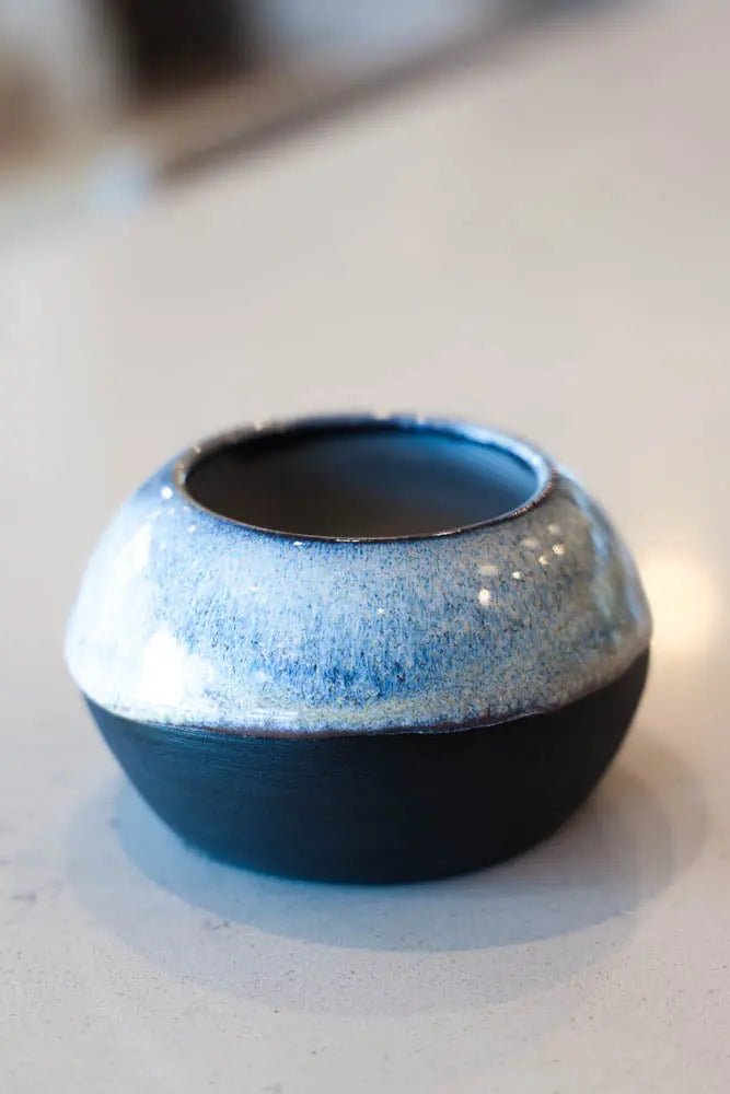 Pot #89 of 162 - Black Stoneware Pot (Seconds) - Dan Pearce Ceramics