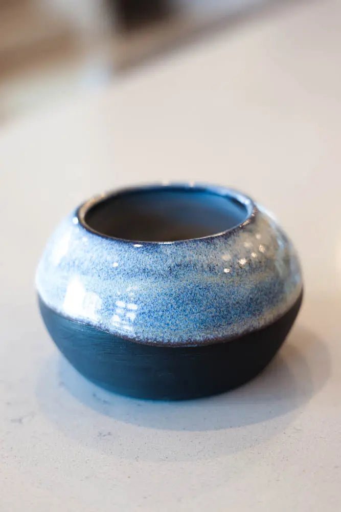 Pot #89 of 162 - Black Stoneware Pot (Seconds) - Dan Pearce Ceramics