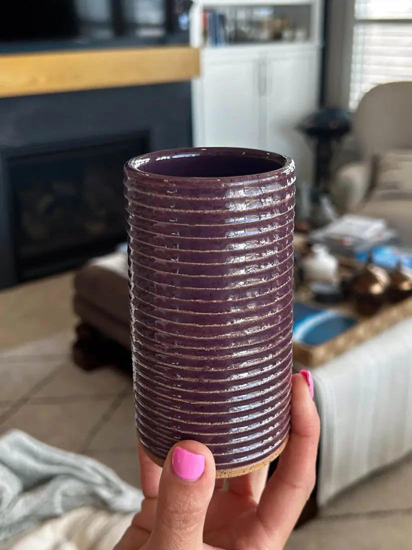 Pot #9 of 162 - Speckled Stoneware Vase - Dan Pearce Ceramics