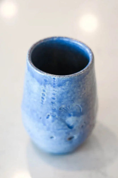 Pot #90 of 162 - Raku - Fired Textured Pot - Dan Pearce Ceramics