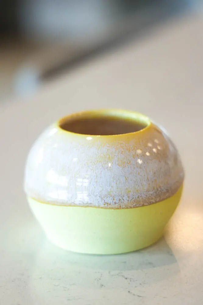 Pot #93 of 162 - Colored Porcelain Pot - Dan Pearce Ceramics