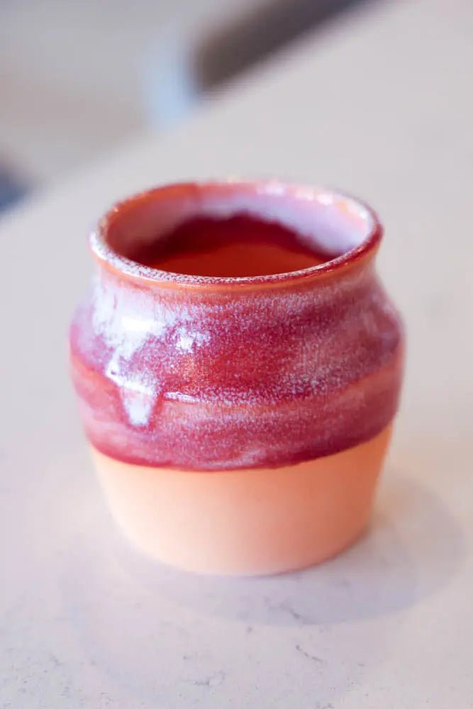 Pot #96 of 162 - Colored Porcelain Pot - Dan Pearce Ceramics