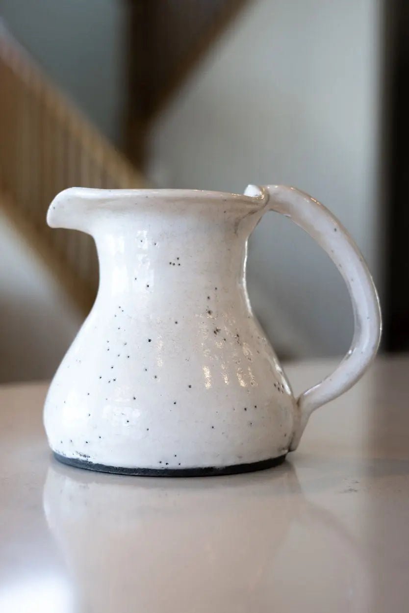 Raku Gravy/Milk Pitcher (Decorative Use Only) - Dan Pearce Ceramics