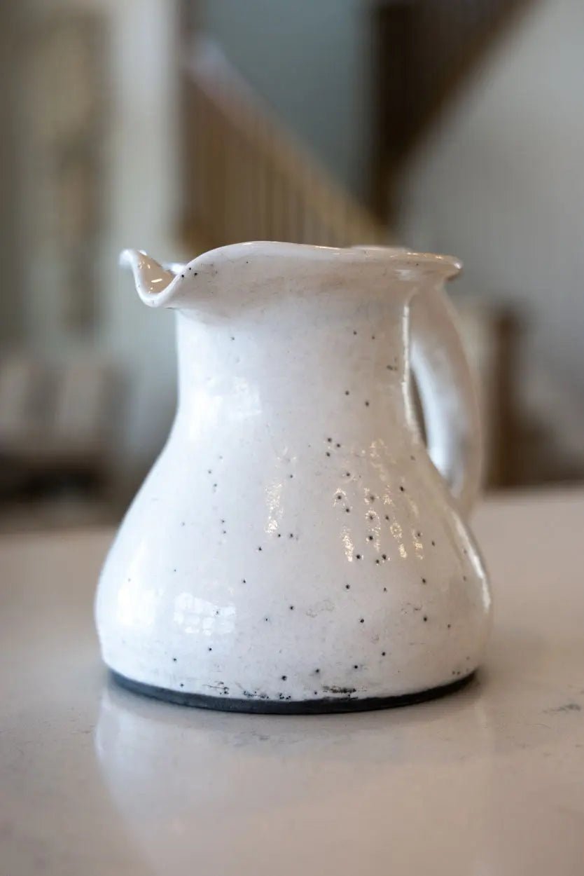 Raku Gravy/Milk Pitcher (Decorative Use Only) - Dan Pearce Ceramics