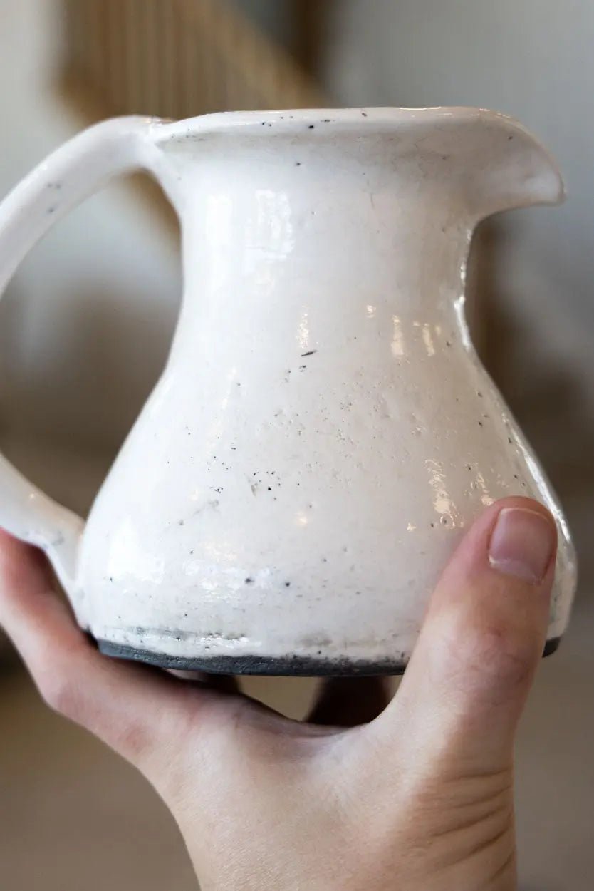 Raku Gravy/Milk Pitcher (Decorative Use Only) - Dan Pearce Ceramics