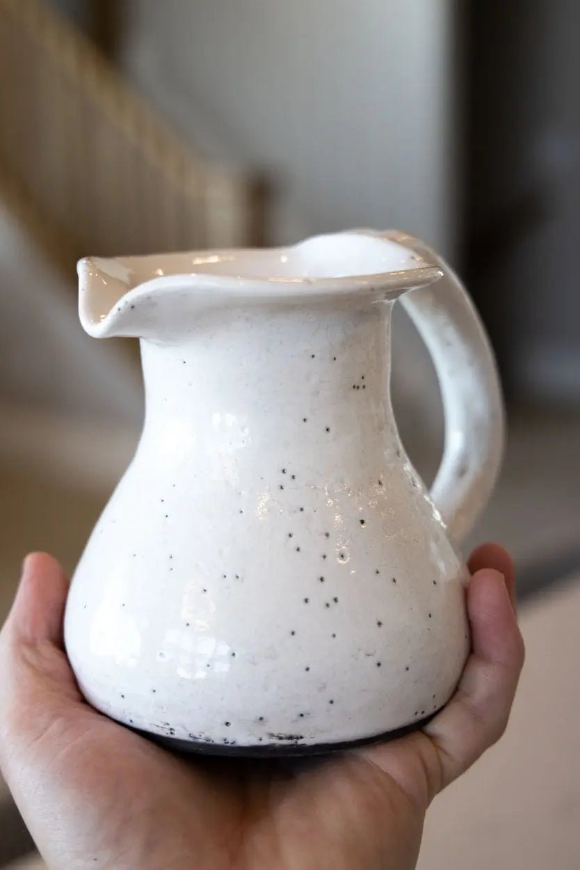 Raku Gravy/Milk Pitcher (Decorative Use Only) - Dan Pearce Ceramics