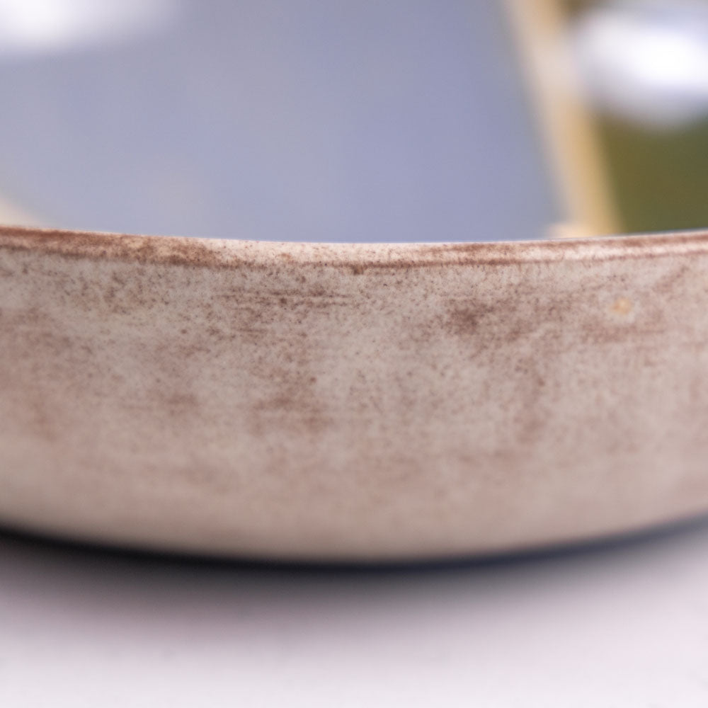 XL Stoneware Decorative Serving Shino Bowl (Autumn Colors) - Dan Pearce Ceramics