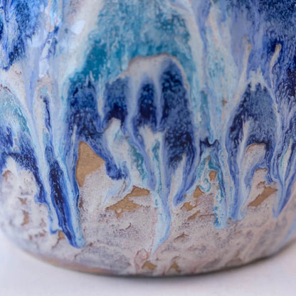 XXL Stoneware Decorative Vase - Ocean Cascade (Alchemy Collection) - Dan Pearce Ceramics