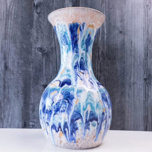 XXL Stoneware Decorative Vase - Ocean Cascade (Alchemy Collection) - Dan Pearce Ceramics