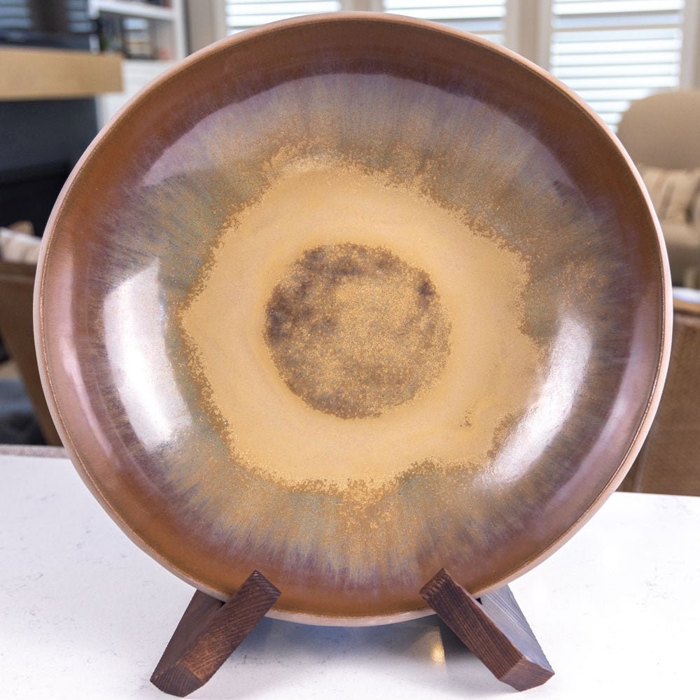 XXL Stoneware Serving Bowl (Tans and Browns) - Dan Pearce Ceramics