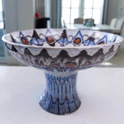 XXXL Stoneware Decorative Birdbath (Alchemy Collection) - Dan Pearce Ceramics